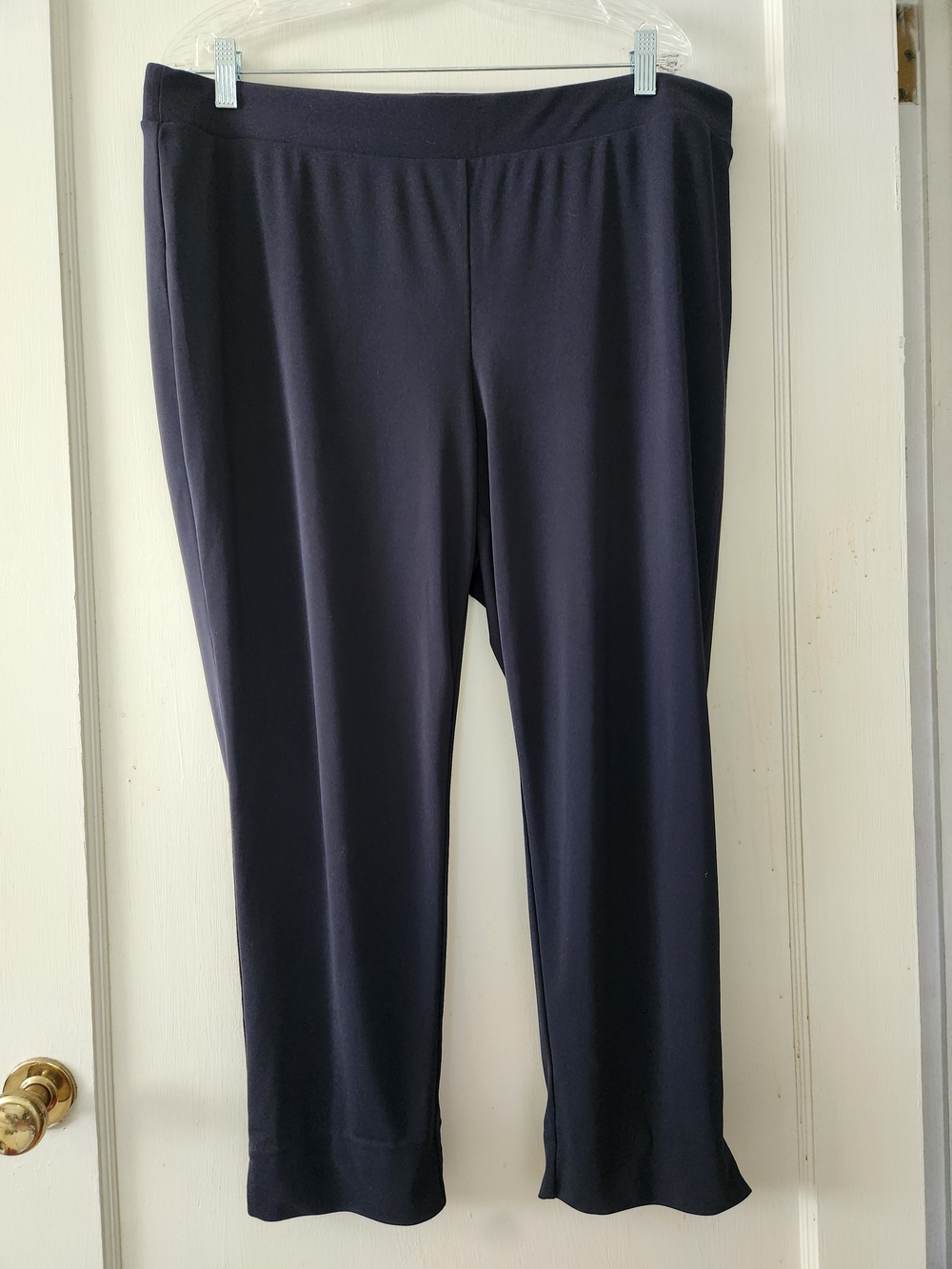 Talbots 2xp Stretch Pull-On Cropped Pants in Navy, Excellent used condition